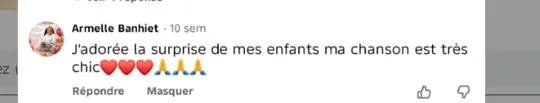 Commentaire Facebook authentique d'une cliente Djelia, tel qu'affiché sur Facebook