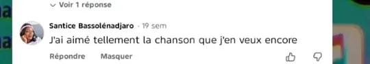 Commentaire Facebook authentique d'une cliente Djelia, tel qu'affiché sur Facebook